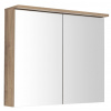 Aqualine KAWA STRIP Galérka s LED osvetlením 80x70x22cm, dub emporio WGL38S