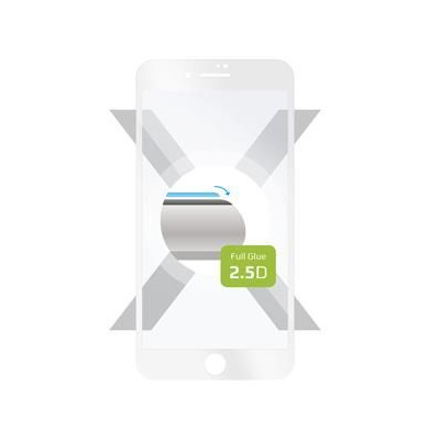 Ochranné tvrdené sklo FIXED Full-Cover pre Apple iPhone 7 Plus / 8 Plus, lepenie cez celý displej, biele