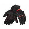 Motocyklové rukavice krátke SECA AXIS MESH II RED čierna červená DARČEKY
