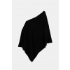 Pončo s prímesou vlny United Colors of Benetton 1235DU01A čierna ONE SIZE