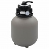 zahrada-XL Bazénový pieskový filter so 4 polohovým ventilom sivý 350 mm 91725