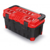 Kistenberg TITAN PLUS Plastový kufor na náradie, 55,4x28,6x27,6cm, červená KTIPA5530-3020, Prosperplast