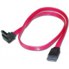 PremiumCord Kabel SATA 0,5m 1x90°+1x rovný kfsa-5-05