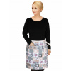 Brotex Kuchynská zástera do pása patchwork love