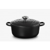 Le Creuset Signature - Pekáč kruhový s pokrievkou, objem 1,8 l, noir mat 21177180000430