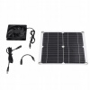 VENTILÁTOR 12V SOLÁRNY PANEL 12W USB
