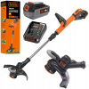 Aku krovinorez Black&Decker 105 cm 2,25 kg (Akumulátorová strunová kosačka na trávu BLACK DECKER 30 cm 18 V 4,0 Ah STC1840EPC)