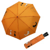 Doppler Magic Fiber Best Friends Orange - dámsky dáždnik s mačkami