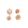 small foot Drevené hlavolamy set 4 ks