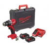 Milwaukee M18 BLPDRC-202C aku příklepová vrtačka 18 V, 2x akumulátor, nabíječka, kufr