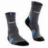 Pánske ponožky Brubeck Trekking Light grafitovo-modré 45-47