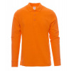 PAYPER VERONA 001213-0373 / Pánska polokošeľa s dlhým rukávom - orange XXL