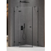 New Trendy Avexa Black sprchovací kút 90x90 cm čierna matné/priehľadné sklo EXK-3875
