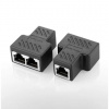 RJ45 T spojka/rozdvojka (1x->2x RJ-45), CAT6, tienená