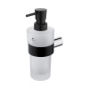 Nimco NAVA IXI dávkovač tekutého mydla chróm čierna matná, pump.mosadz čier, NA 28031W-T-b NA 28031W-T-b
