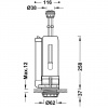 Tres - Napúšťací mechanizmus WC nádržky 25477005