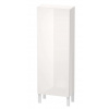 Duravit L-Cube Skrinka vysoká 132x50x24 cm, ľavá, lesklá biela LC1169L2222