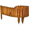 Obrubník palisáda - Palisádový drevený rebrík 2m x 30cm hnedý