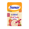 Sunar Mliečna kaša 8 cereálií Jahoda, malina (od ukončeného 8. mesiaca) 210 g detská instantná kaša