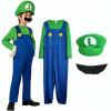 Detský unisex kostým - Super Mario Luigi Outfit Brother's Costume S 100-115 cm (Super Mario Luigi Outfit Brother's Costume S 100-115 cm)