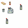 3 FILTRY MERCEDES W124 W201 KORANDO + CASTROL 6 l.