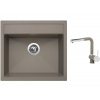 Set Sinks SOLO 560 Truffle + batéria Sinks MIX 3 P Truffle