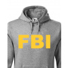 Pánská mikina - FBI, Barva Tmavý melír, Velikost XL Bezvatriko.cz 501078