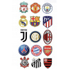 CUKROVÁ TLAČ jedlý obrázok na tortu Cukrová hmota Kluby Logo Erb FUTBAL 45