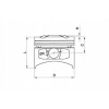 PIEST METEOR PEUGEOT 125 GEOPOLIS SATELIS CITYSTAR (57,75)