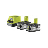 Ryobi RC18120-240 (set nabíjačky s akumulátorom 2x4,0 Ah )