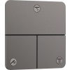 Hansgrohe ShowerSelect Comfort Q - Ventil pod omietku pre 3 spotrebiče, kartáčovaný čierny chróm 15587340