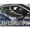 Deflektory na Jeep Compass od 2017 (+zadné)