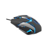 E-Blue Myš Auroza Gaming, 4000DPI, optická, 6tl., 1 koliesko, drôtová USB, čierna, herná EMS639BKCZ-IU