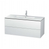 Duravit L-Cube Umývadlová skrinka, 55x122x48 cm, 2 zásuvky, biela mat LC624301818