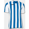 Joma Futbalový dres T-SHIRT COPA ROYAL-WHITE S/S Veľkosť: 4XS/3XS