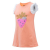 Dievčenské tričko, tielko s flitrami - Wolf S2923, marhuľová Farba: Marhuľová, Veľkosť: 128