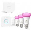 Philips HueWCA 9 W A60 E27 3set sw EÚ + Philips Hue wall switch module