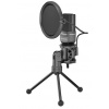 Marvo, streamovací mikrofon MIC-03, mikrofon, bez regulace hlasitosti, černý, s 270° otočným tripodem