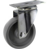 TOOLCRAFT TO-5137935 Otočné koliesko 100 mm s montážnou doskou Nosnosť (max.): 125 kg; TO-5137935
