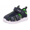 Detské sandále Superfit Wave 1-000478-8050 Modrá Zelená Veľkosť: 20, Farba: Modrá