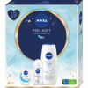 Nivea Soft Trio Sprchový gél 250 ml + roll-on 50 ml + krém 100 ml