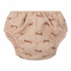 Swim Essentials Plavky pre bábätká s UPF 50+ Brown Leopard