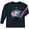 Dětské tričko Columbus Blue Jackets NHL Old Time Hockey Two Hit Long Sleeve Veľkosť: Dětské L (11 - 12 let)