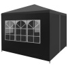 Párty stan 3x3 m, antracitový-ForU-45098