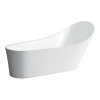 LAUFEN Palomba Collection voľne stojaca vaňa z materiálu Sentec, odtok v strede, 1800 x 890 x 540 mm, s rámom, senzorové ovládanie, LED osvetlenie, biela, H2458020006151