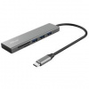 USB Hub Trust Halyx Aluminium USB-C to 4-Port USB-A 3.2 Hub 24191