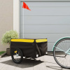 zahrada-XL Vozík za bicykel, čierno žltý 45 kg, železo 94085