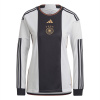 adidas Germany Home Long Sleeve Shirt 2022 Womens White 12 (M)