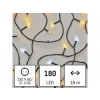 EMOS LED svetelná reťaz 180LED 18m IP44 teplá+studená biela D4AN03