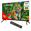TELEVÍZOR 32 PALCOV TV LED HD TUNER DEKODÉR DVBT2 HEVC USB ARC HDMI CL+ MANTA